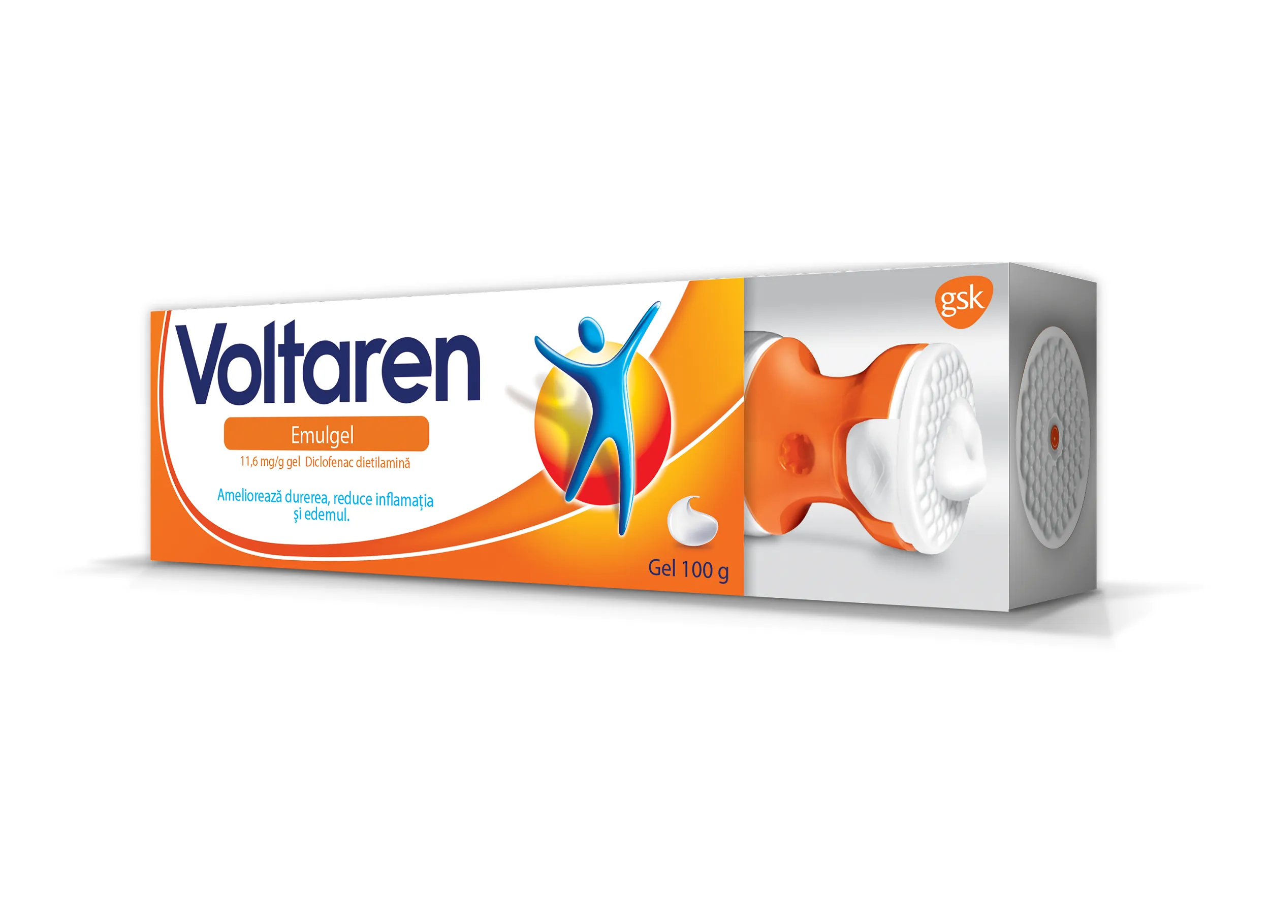 Voltaren emulgel 11.6mg cu aplicator, 100 g, Gsk