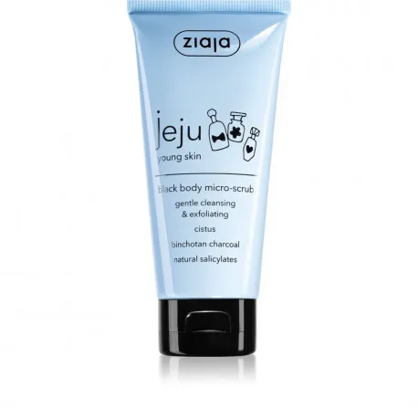 Ziaja Jeju Blue, Micro-scrub de curatare pentru corp, 200 ml