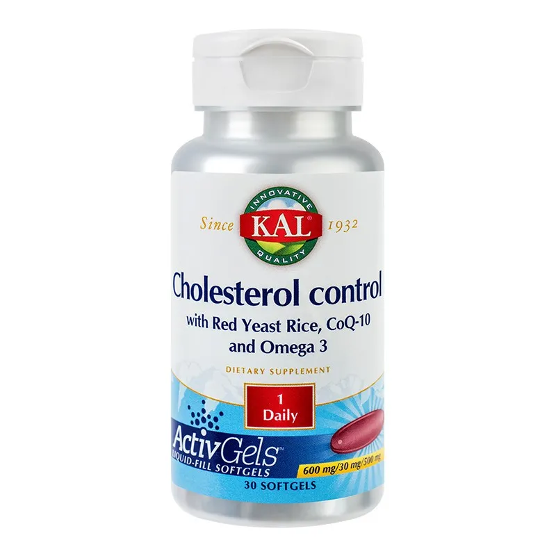 SECOM Cholesterol Control Red Yeast Rice, 30 capsule, Kal