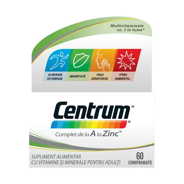 CENTRUM A-Z 60 COMPRIMATE FILMATE