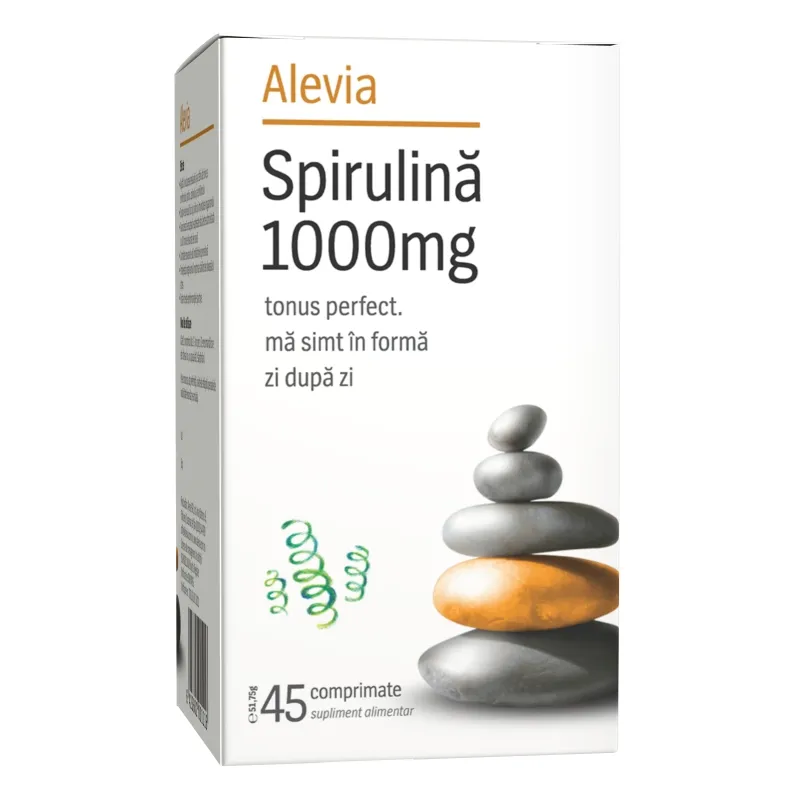 Alevia Spirulina 1000mg x 45 comprimate