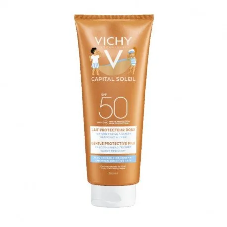 VICHY CAPITAL SOLEIL Lapte Fata & Corp pentru copii SPF50, 300 ml