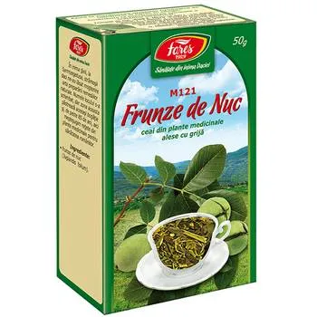 Ceai de frunze de nuc, 50g, Fares