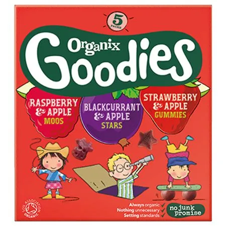 Organix Gummies-Jeleuri Capsuni/Mere 12luni 12g