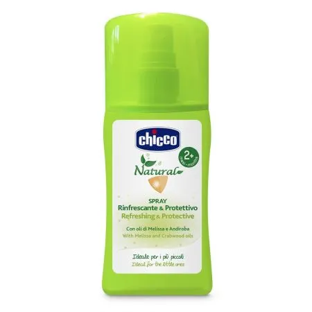 Spray pentru protectie naturala cu ulei din Melissa si Andiroba, 2luni+, 100ml, Chicco