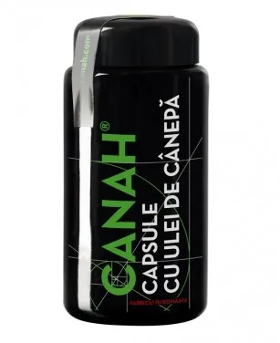 CANAH Ulei de canepa bio capsule x 84cps
