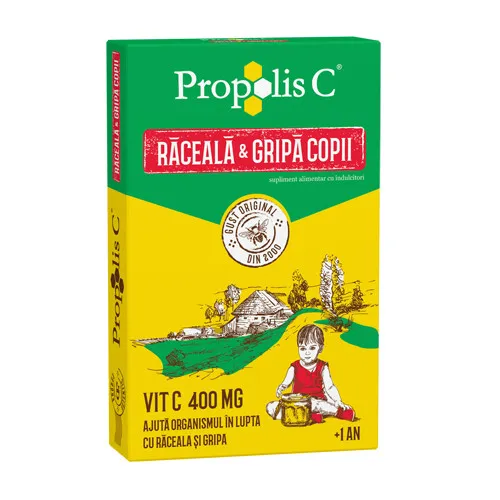 PROPOLIS C RACEALA SI GRIPA COPII 8PLICURI