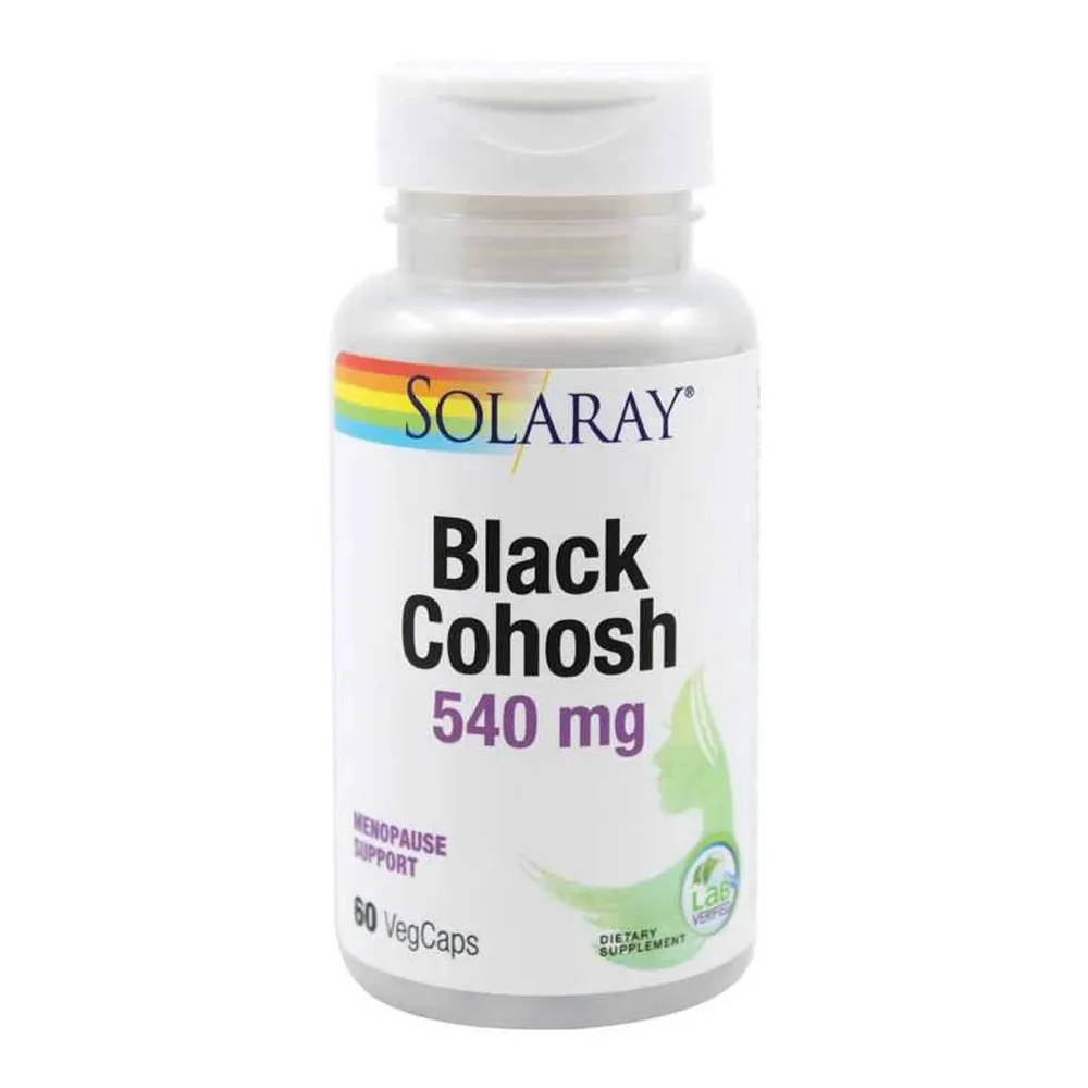 Secom Black Cohosh 540mg x 60 capsule Solaray
