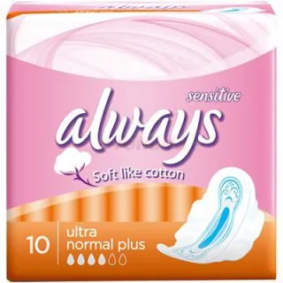 ALWAYS SENSITIVE ULTRA PLUS PACHX10 BUC