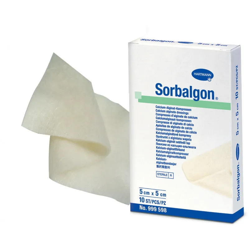 HARTMANN SORBALGON PANSAMENT ALGINAT CA 5X5CM 10BUC