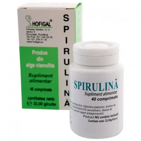 Spirulina 200mg x 40 comprimate