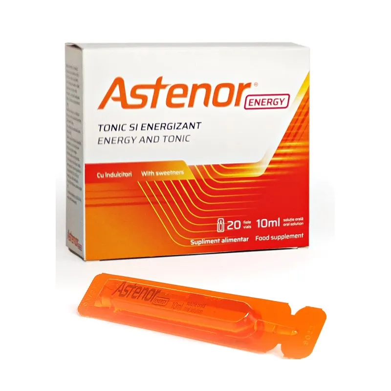 Astenor Energy Solutie Orala 20 fiole x 10ml