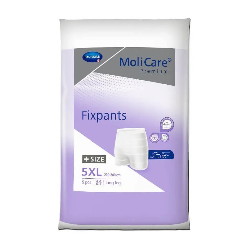 HARTMANN MOLICARE PREMIUM FIXPANTS MODEL CRAC LUNG 5 XL X 5BUC