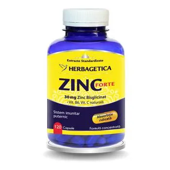 Zinc Forte, 120 capsule, Herbagetica