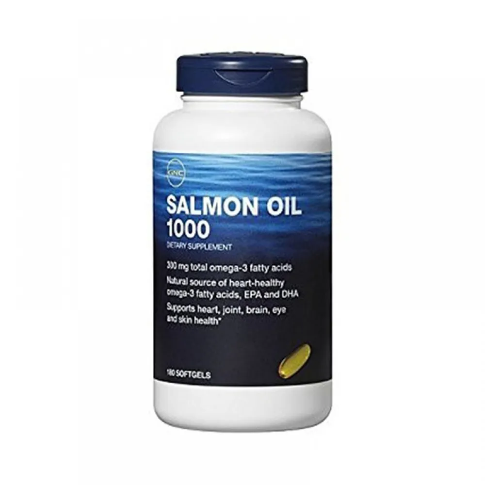 Ulei de somon 1000 mg (180 capsule), GNC