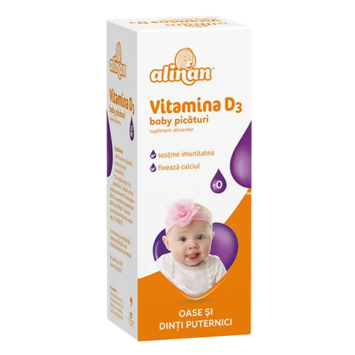 ALINAN VITAMINA D3 BABY PICATURI X 10 ML