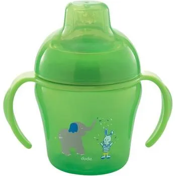 Cana de tranzitie pentru copii 6 luni+ Verde, 200ml, Dodie