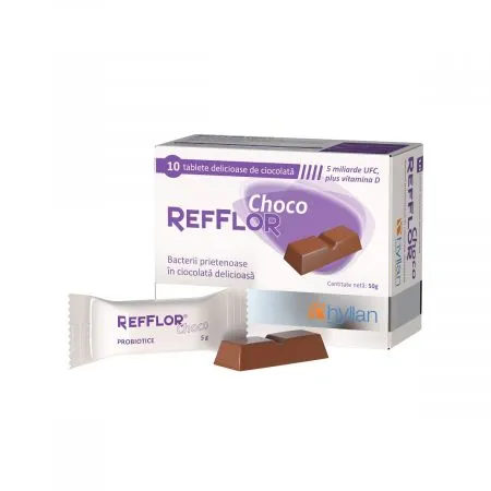 Refflor Choco, 10 tablete, Hyllan