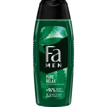 Gel de dus 2 in 1 pentru corp si par Men Pure Relax, 400ml, Fa