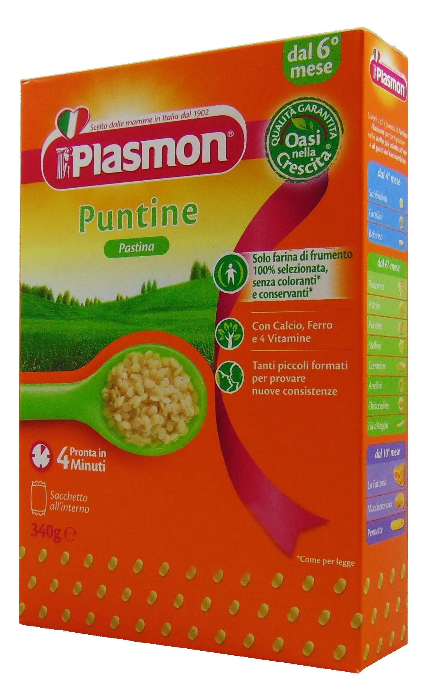 Plasmon Paste pentru copii Puntine x 340 grame
