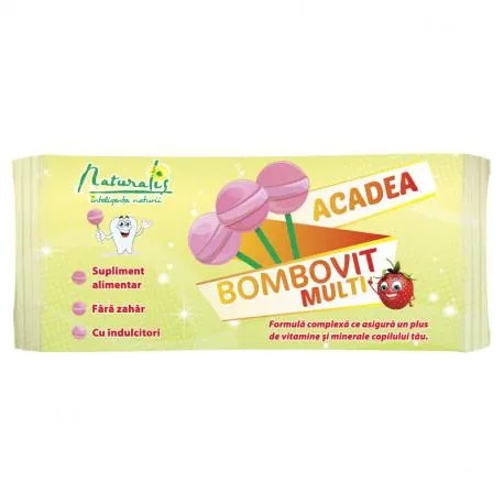 Naturalis Acadea Bombovit Multi fara zahar, 6g, 1 acadea