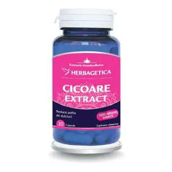 Cicoare Extract, 30 capsule, Herbagetica