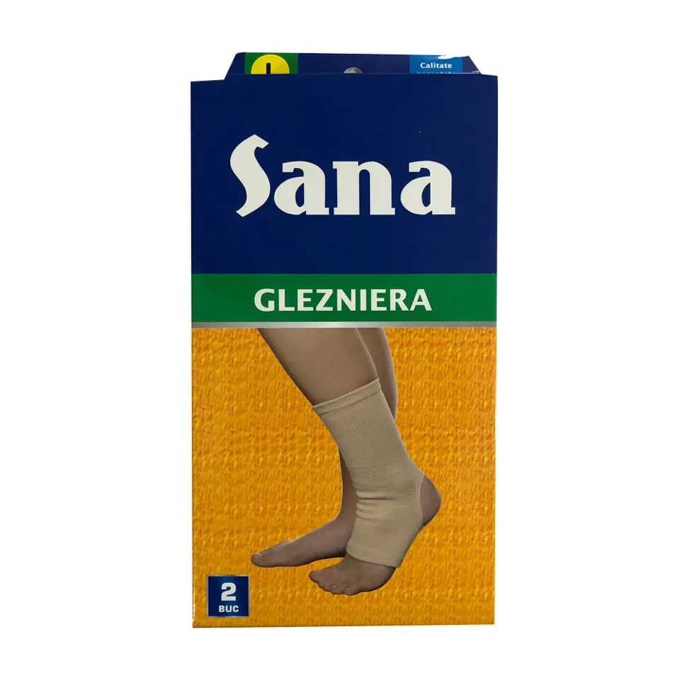 SANA GLEZNIERA ELASTICA MARIME L 24-27CM 2BUC