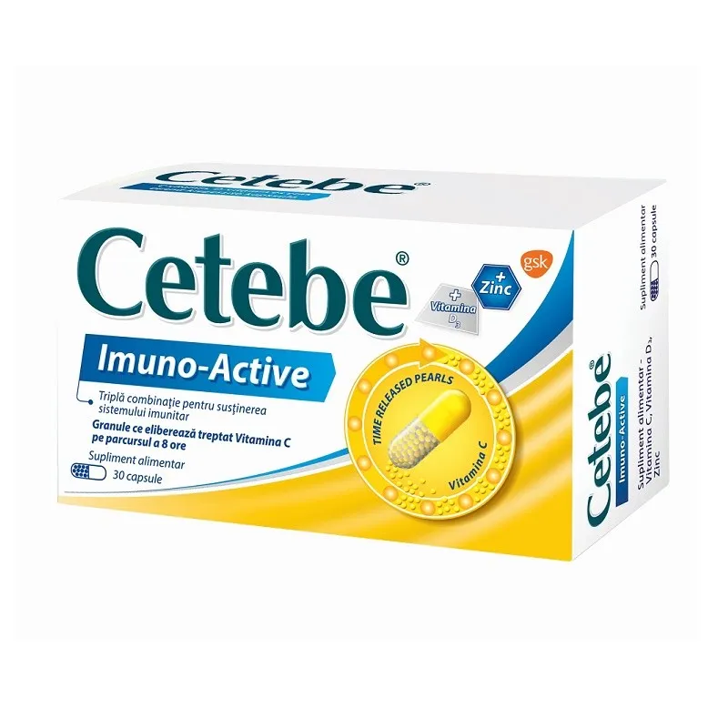 CETEBE IMUNO-ACTIVE 30 CAPSULE