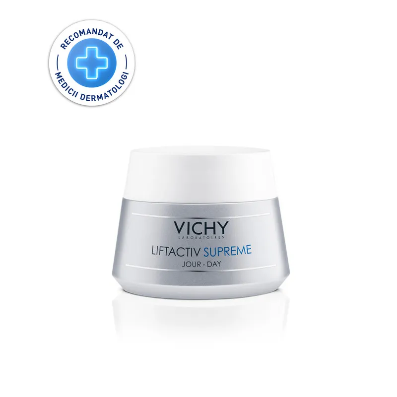 VICHY LIFTACTIV CREMA DE ZI ANTIRID SI FERMITATE PENTRU TEN USCAT CU ACID HIALURONIC PUR 50ML