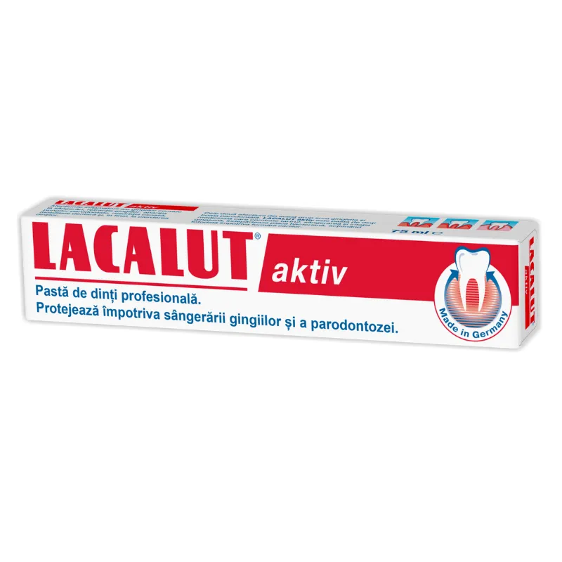 LACALUT AKTIV PASTA X 75 ML PASTA DE DINTI   ZDROVIT