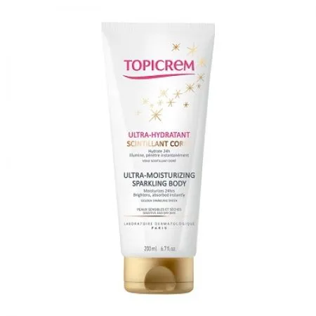 Lapte corp ultra hidratant Sparkling Topicrem, 200 ml, NIGY