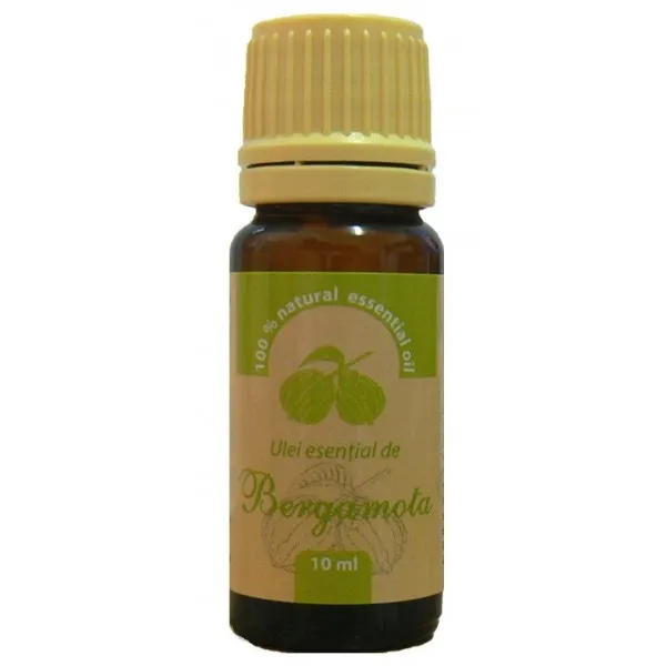 Ulei esential de bergamota 100% pur, 10ml- Herbavit