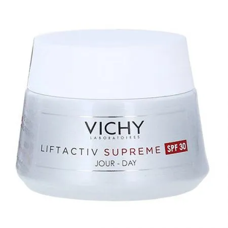 Crema de zi pentru lifting si fermitate cu SPF 30 Liftactiv Supreme, 50 ml, Vichy