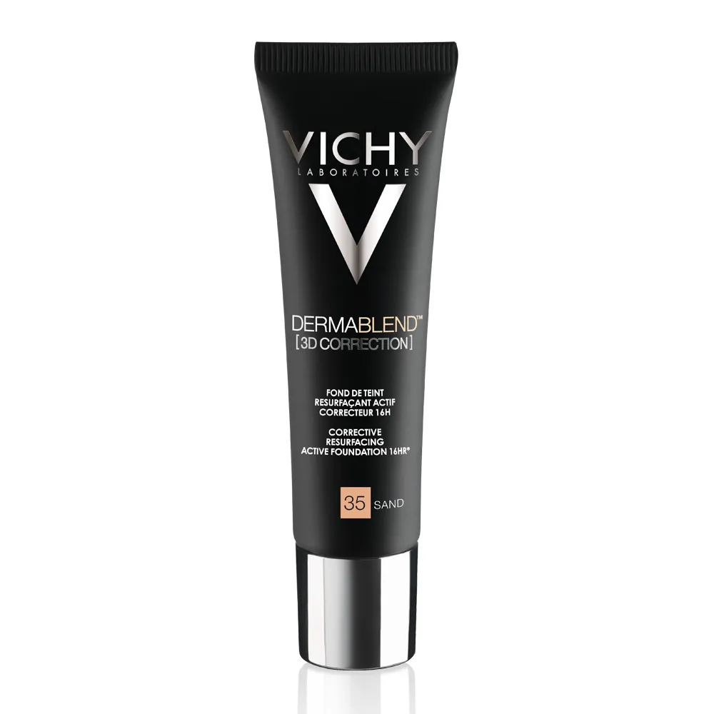 VICHY Dermablend, 3D Fond de ten corector imperfectiuni in relief (acnee, semne post acneice, cicatrici) nuanta 35, 30 ml