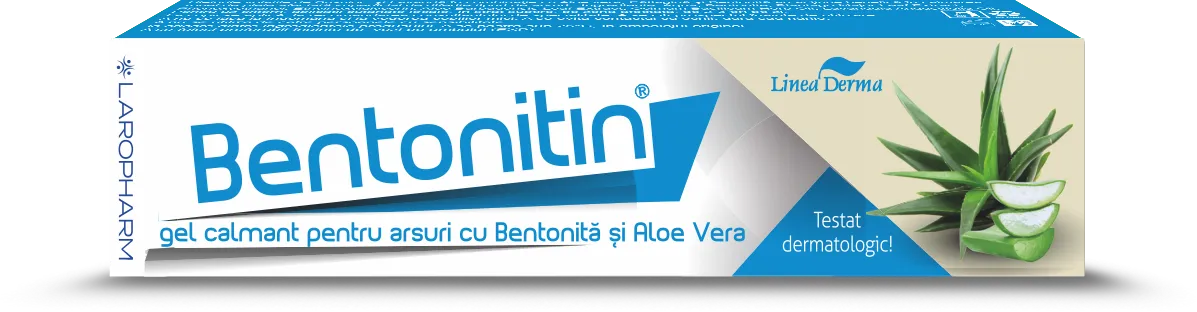 Gel pentru piele Bentonitin, 40 g, Laropharm