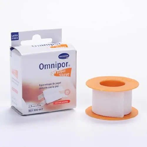 Omnipor plasture hartie 2,5cm x 5cm