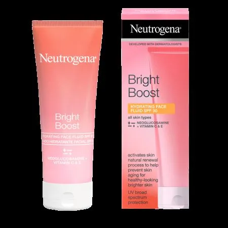 Gel crema de zi SPF30 Bright Boost, 50 ml, Neutrogena