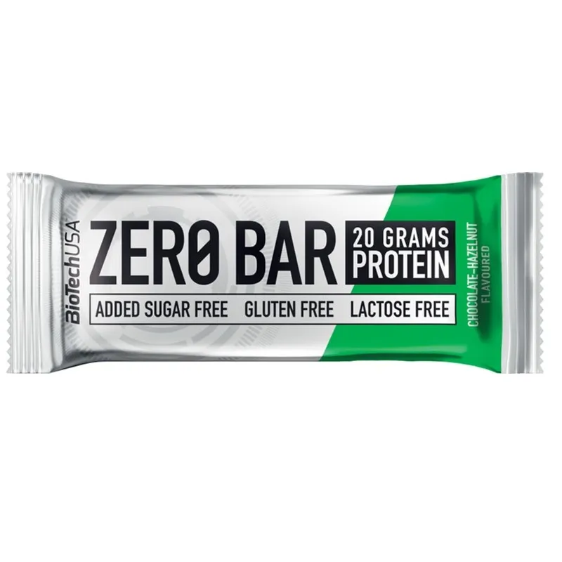 Baton proteic Ciocolata si Hazelnut Zero Bar, 50 g, BioTechUSA