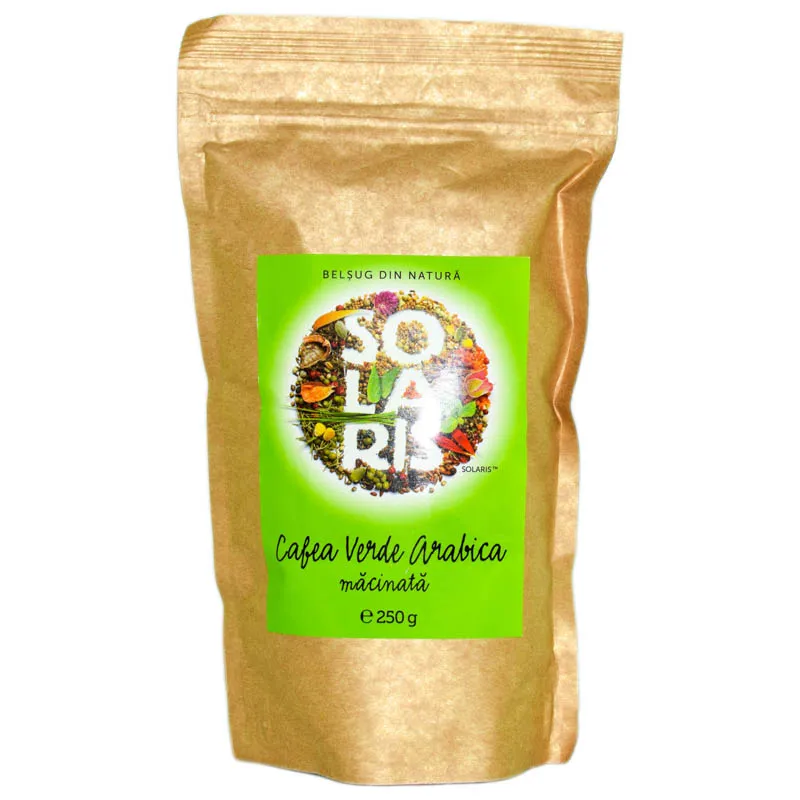 Cafea verde Arabica macinata250g Solaris