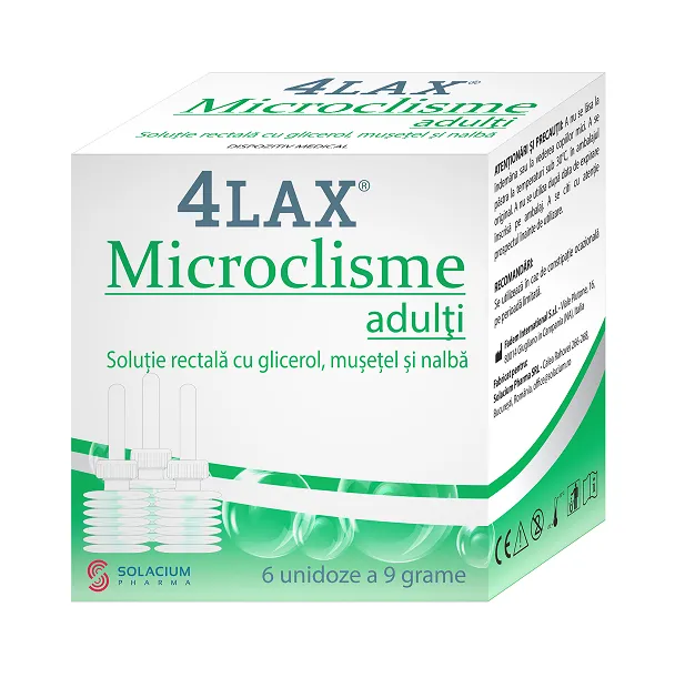 4Lax Microclisme adulti x 6unidz