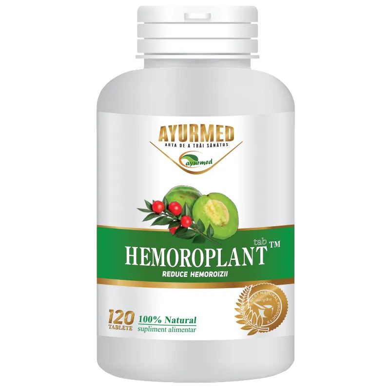 Hemoroplant, 120 comprimate, Ayurmed