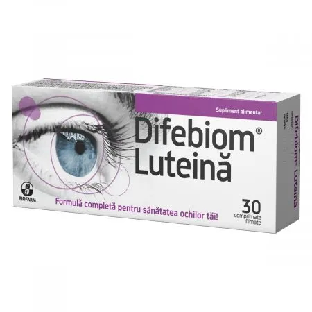 Difebiom Luteina, 30 tablete, Biofarm