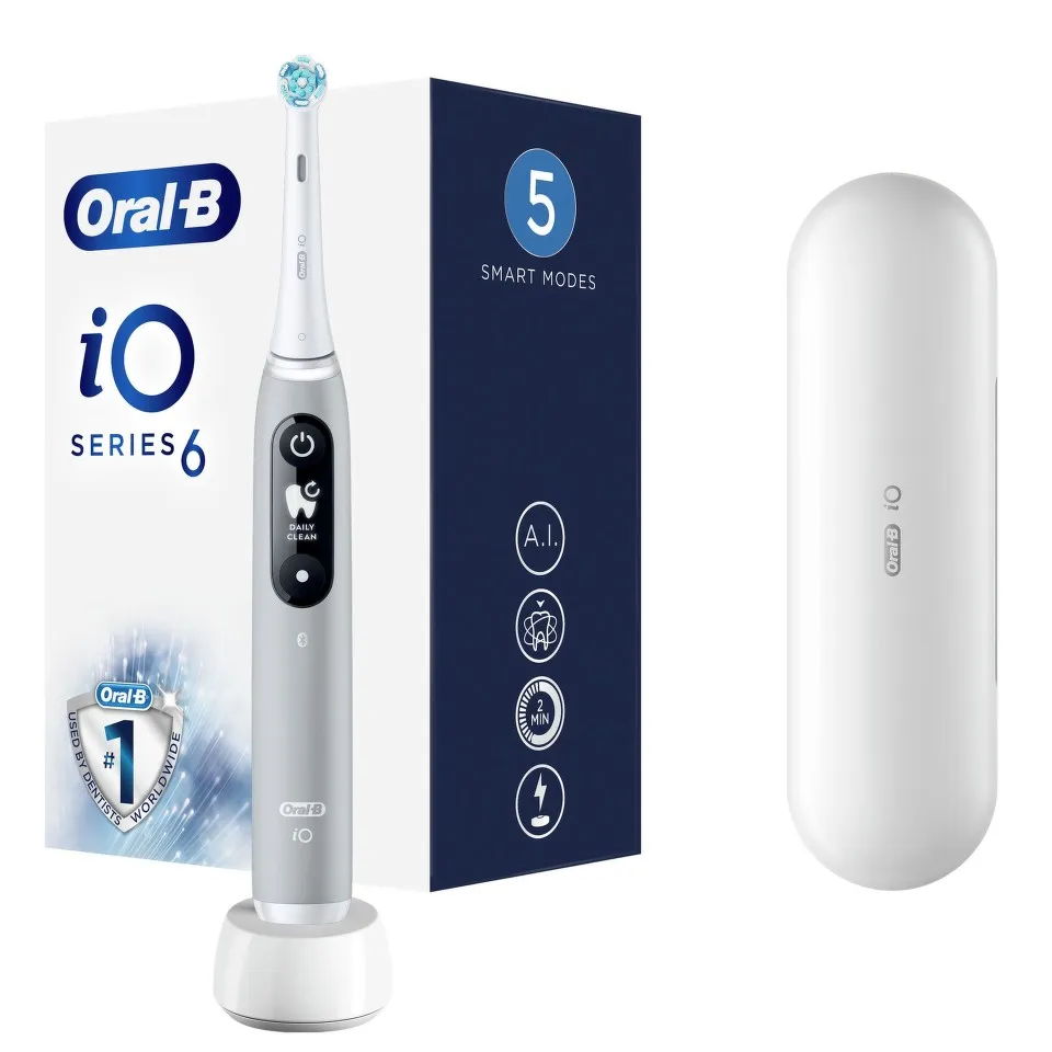 ORAL B PERIUTA DINTI ELECTRICA IO SERIES 6 WHITE 1 BUCATA