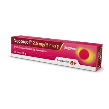 Neopreol unguent, 40 g, Antibiotice