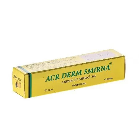 AurDerm crema cu smirna, 30 ml, LaurMed