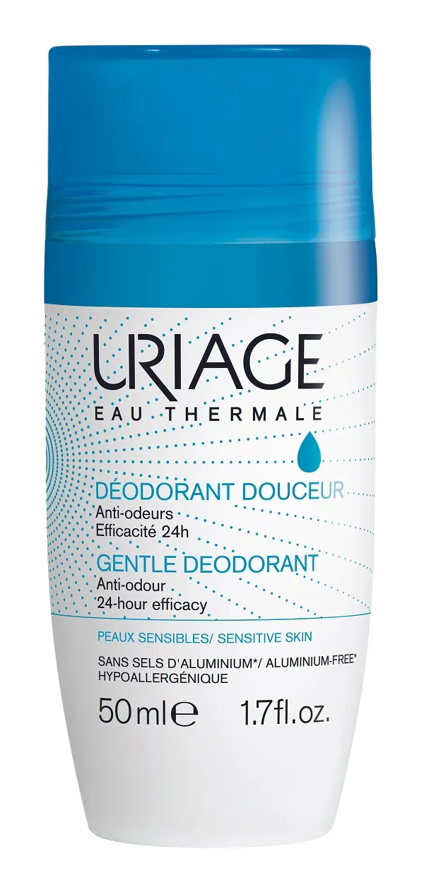 Deodorant roll-on delicat fara aluminiu, 50ml, Uriage