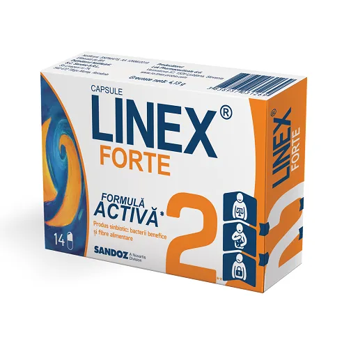 Linex forte-cps. x 14-Sandoz RO