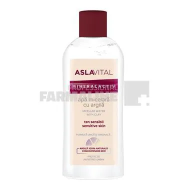 Aslavital Mineralactiv ApÄƒ micelarÄƒ cu argilÄƒ 150 ml