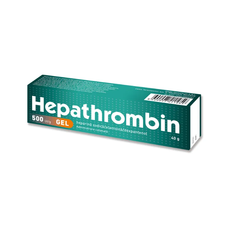 Hepathrombin gel 500UI/g, 40 g, Hemofarm