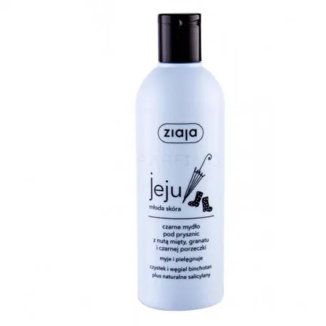 Ziaja Jeju Blue, Gel de dus cu carbune, 300 ml